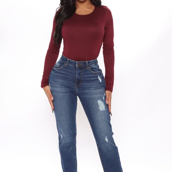 Fashion Nova - Long Sleeve Bodysuit - Picture 2 of 5